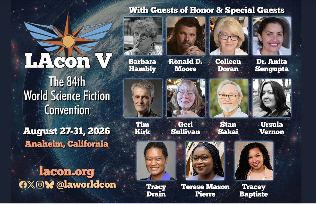 Guest of Honor at LAcon V, the 84th World Science Fiction Convention
