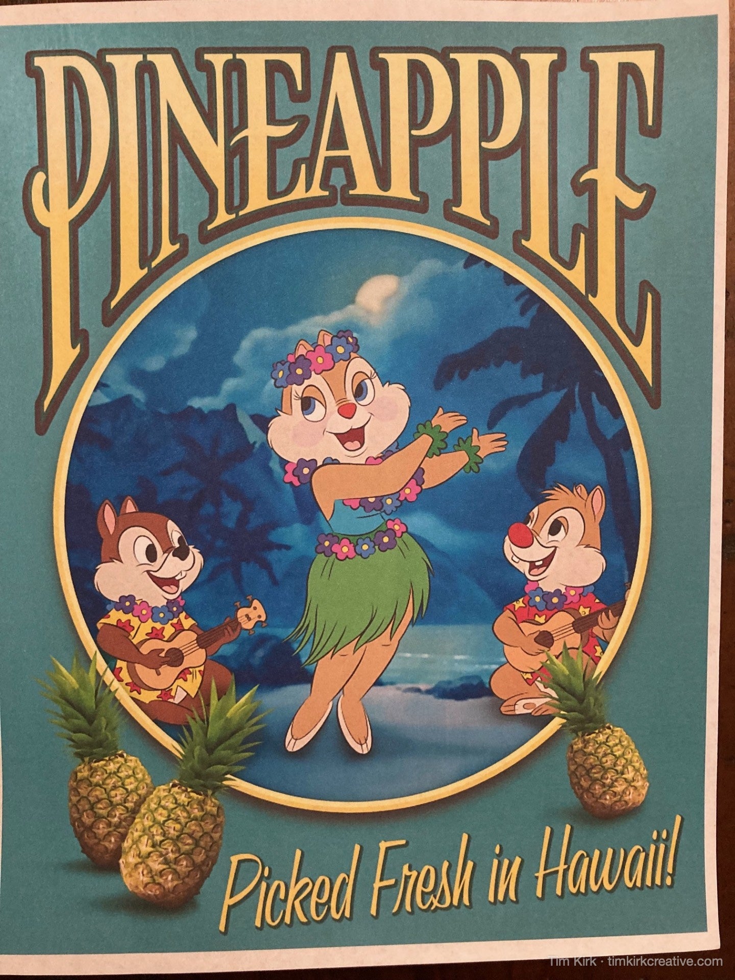 Shanghai Disneyland - Mickey Avenue Prop Food Label