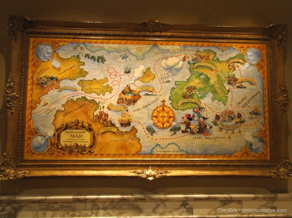 Tokyo DisneySea - Hotel Lobby Map