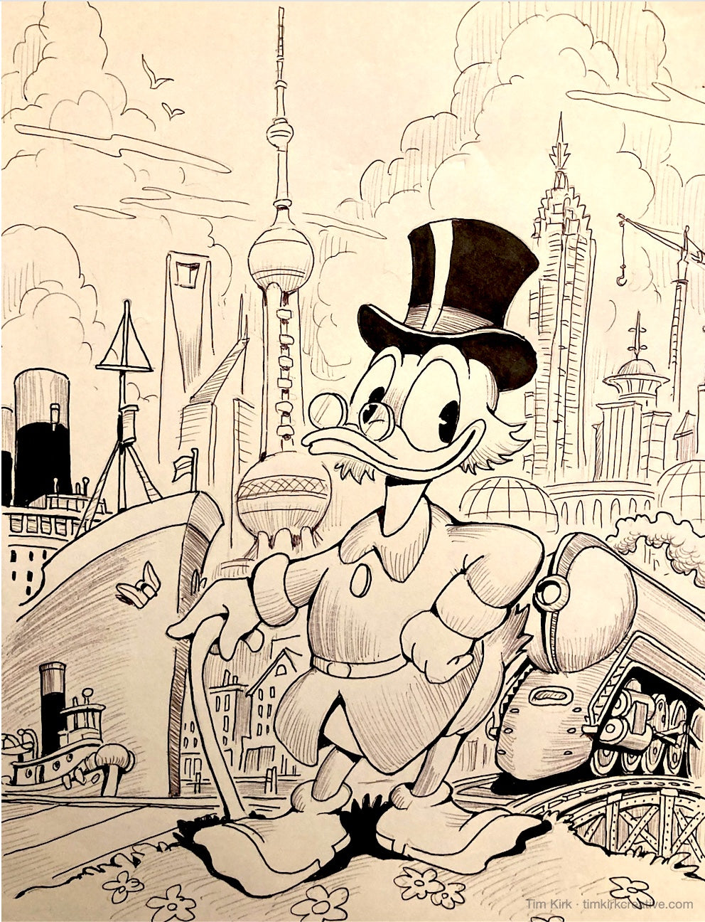 Shanghai Disneyland - Untitled (Donald Duck)