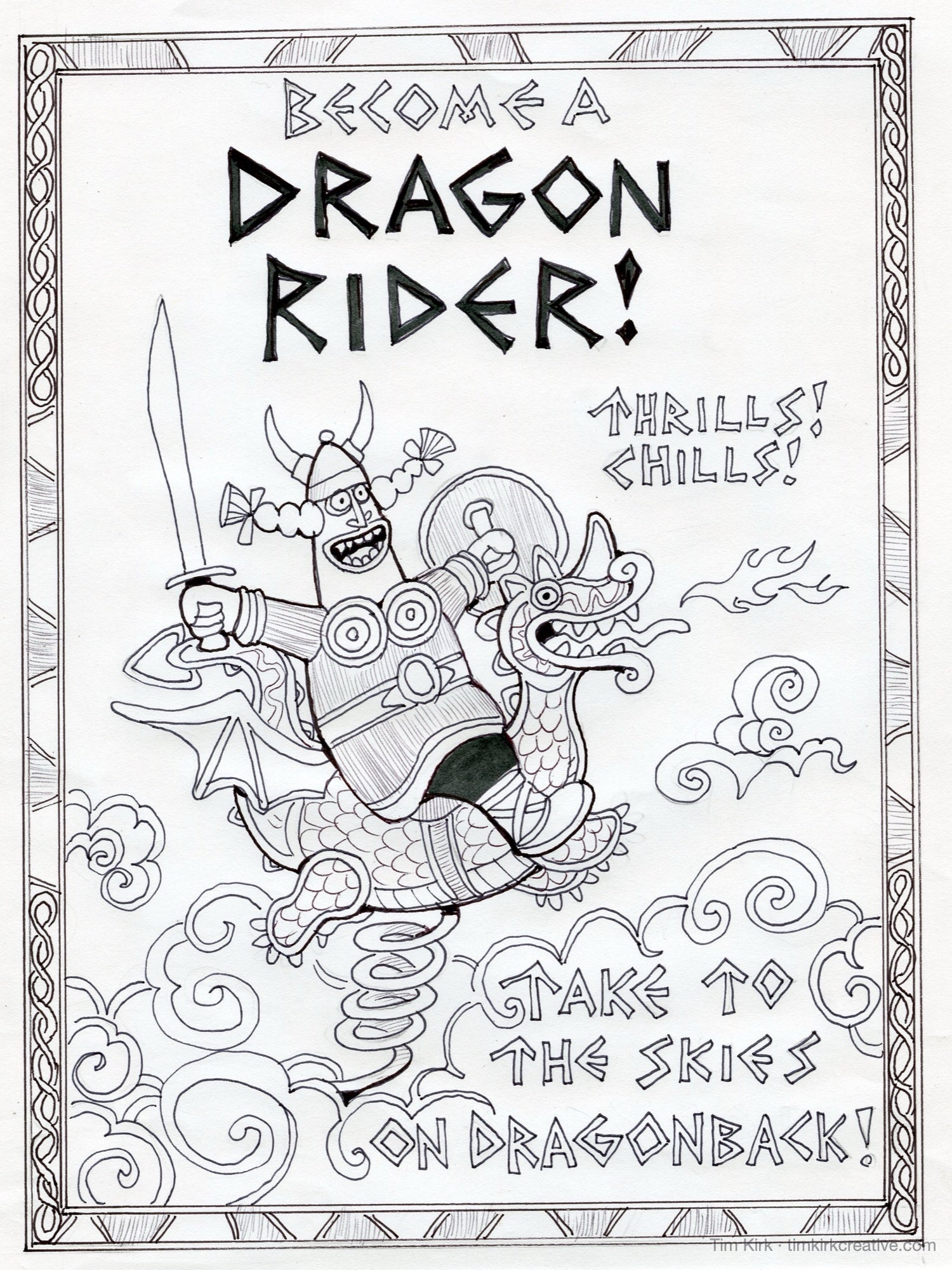 Isle of Berk - Dragon Rider Graphic