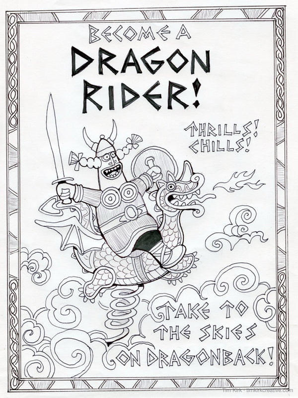 Isle of Berk - Dragon Rider Graphic
