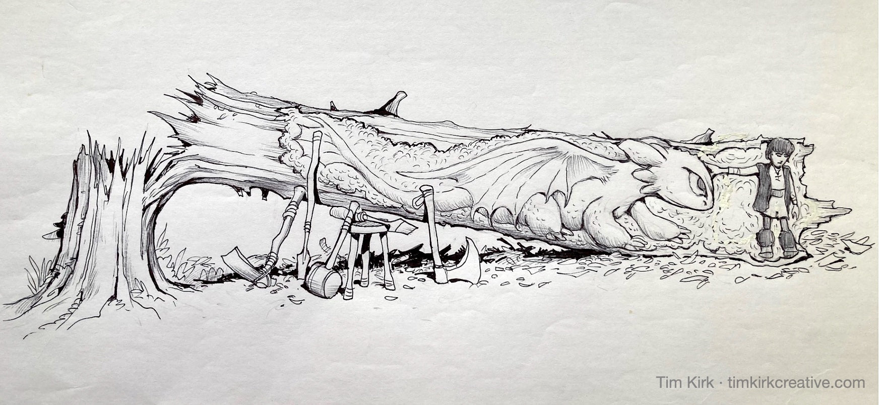 Isle of Berk - Dragon Carving