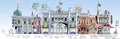 Shanghai Disneyland - Mickey Avenue Emporium Block Elevation