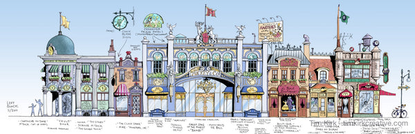 Shanghai Disneyland - Mickey Avenue Emporium Block Elevation