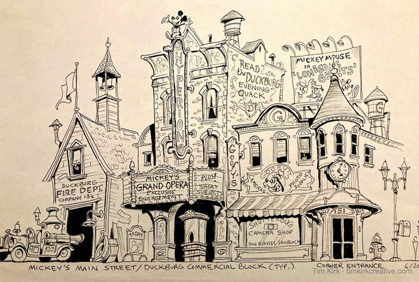 Shanghai Disneyland - Mickey Avenue Early Retail Concept 1