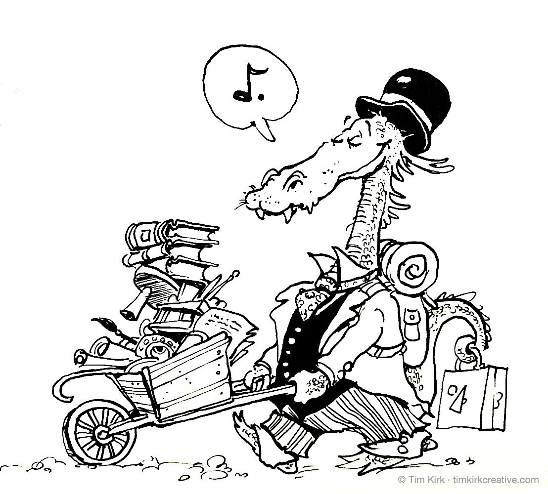 Wheelbarrow Dragon