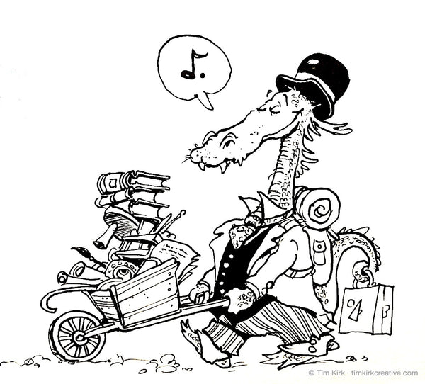 Wheelbarrow Dragon