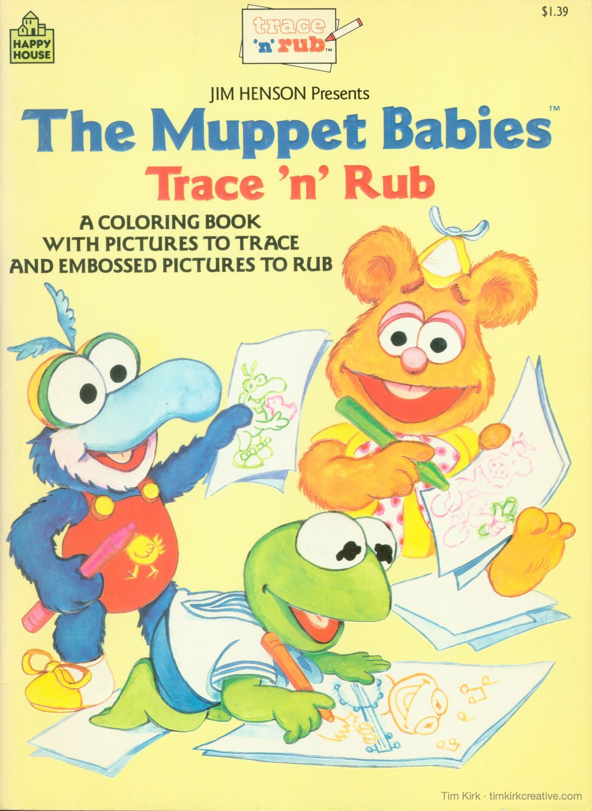 Muppet Babies Trace 'n' Rub