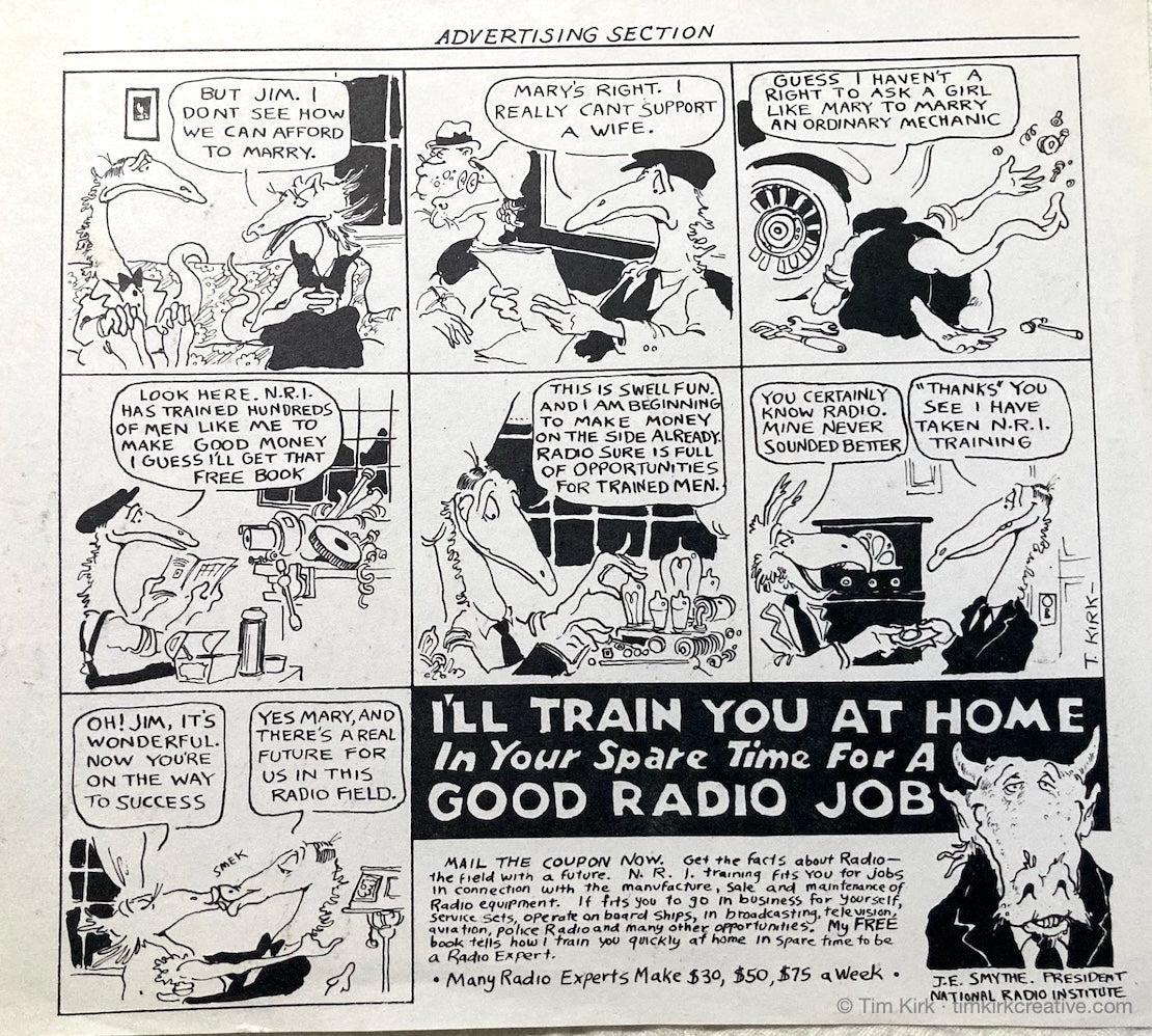 1930s Pulp Magazine Ad