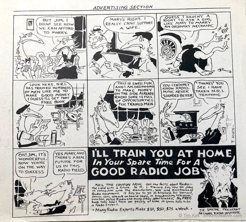 1930s Pulp Magazine Ad