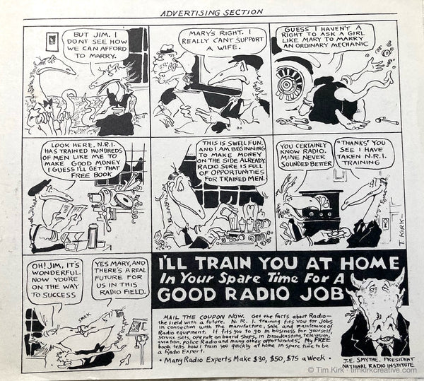 1930s Pulp Magazine Ad