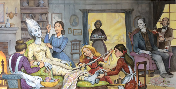 Here Comes the Bride! (Frankenstein meets Little Women)
