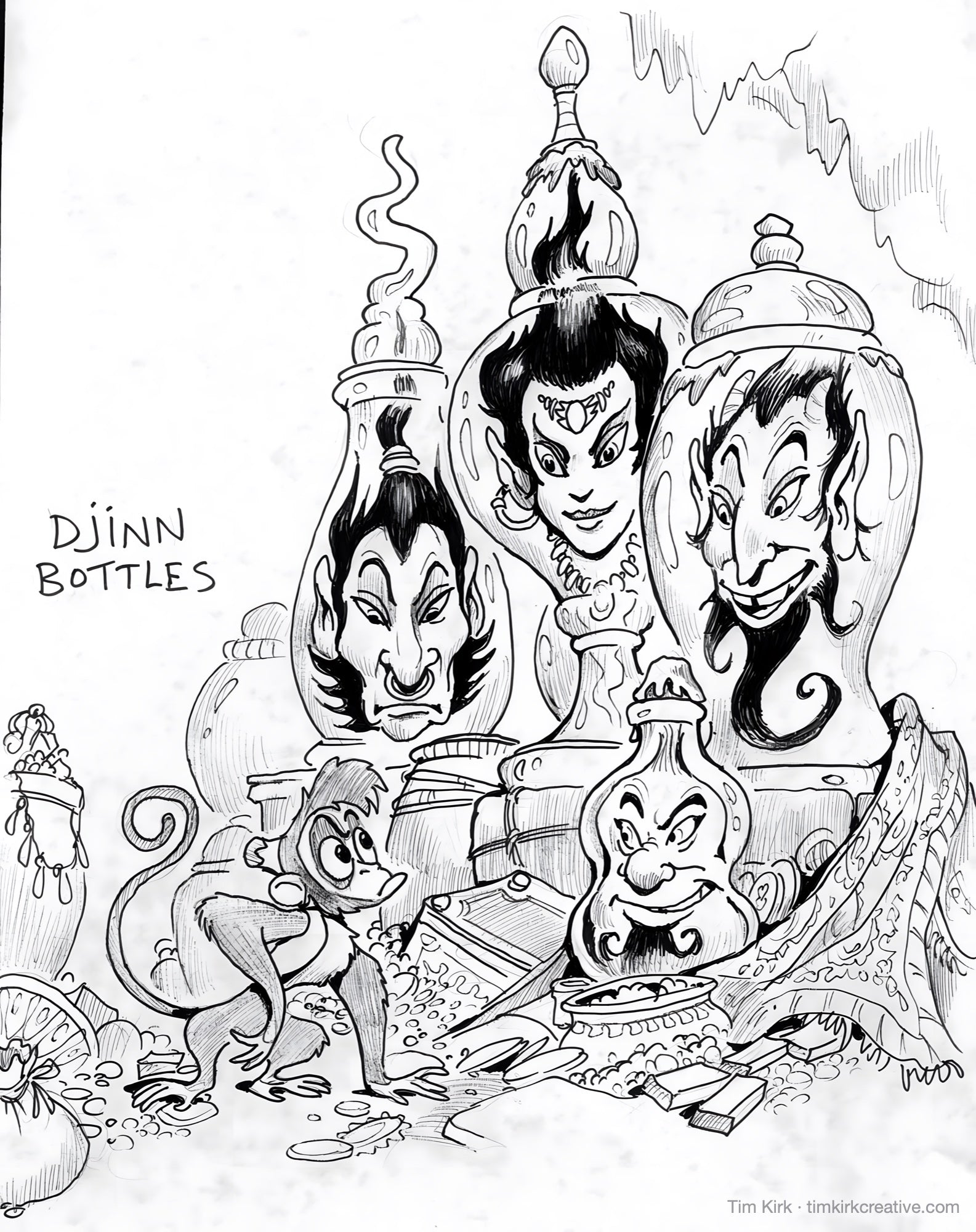 Tokyo DisneySea - Abu and Djinn Bottles