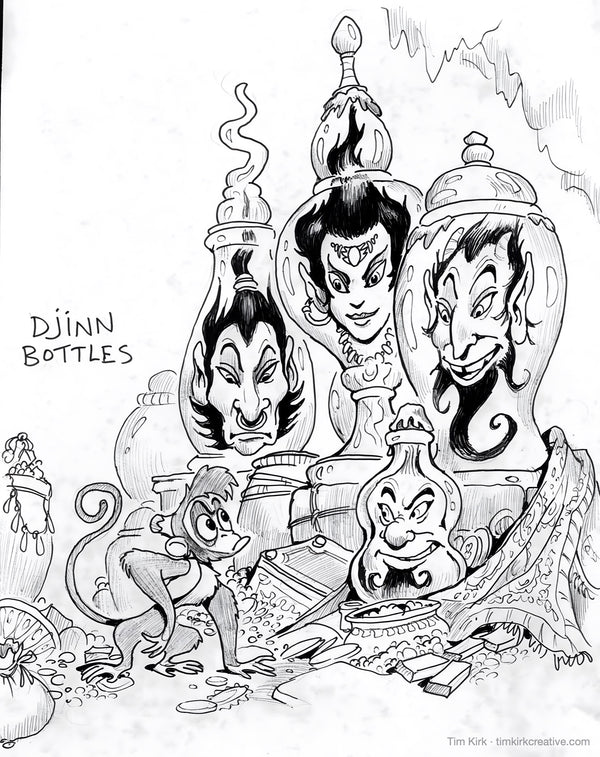 Tokyo DisneySea - Abu and Djinn Bottles